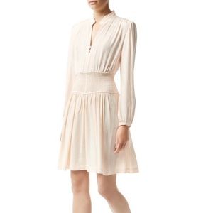Maje Rituel Long Sleeve Blush Dress - worn once